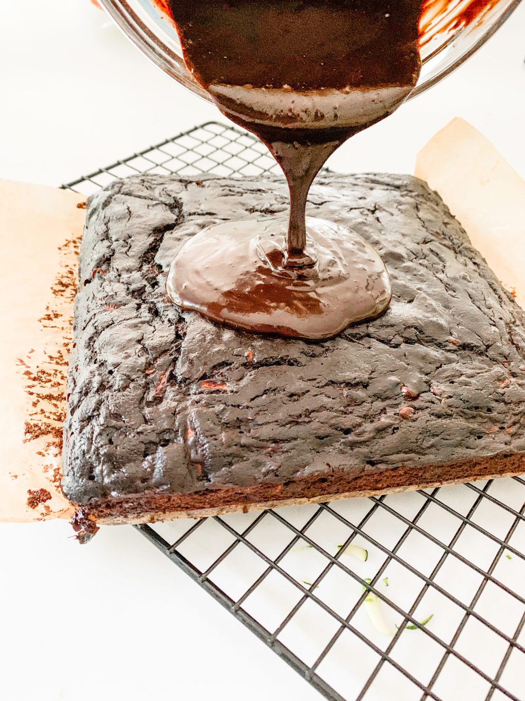 Healthy Chocolate Zucchini Cake