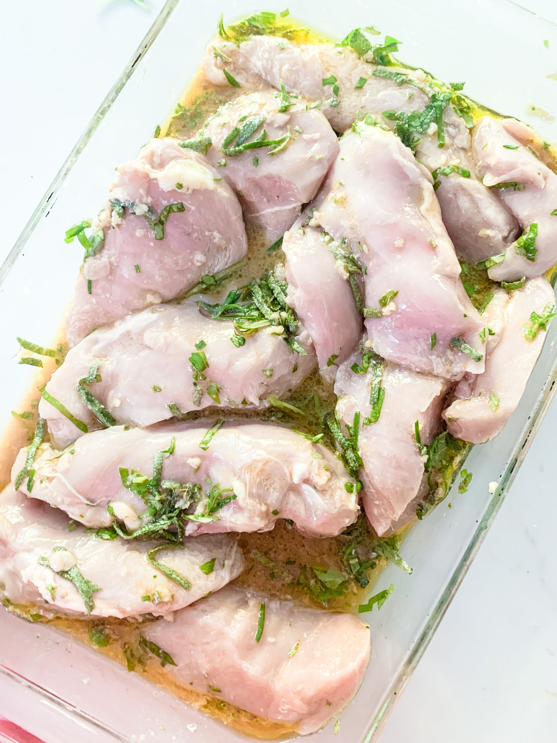 Grilled Chicken marinated with Fresh Herbs - Photo