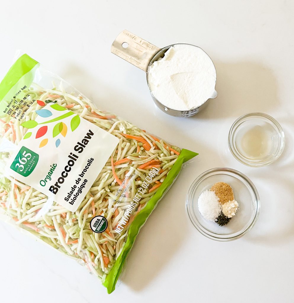 Ranch Broccoli Slaw Ingredients - photo