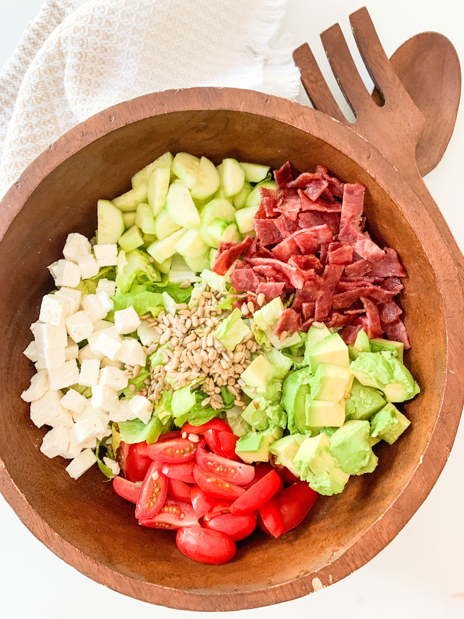Turkey Bacon & Avocado Salad - Photo