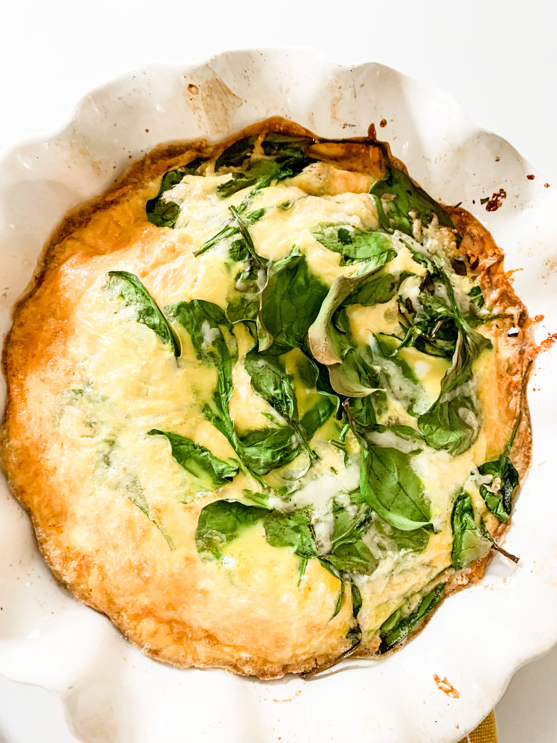 Gluten Free Spinach Quiche - Photo