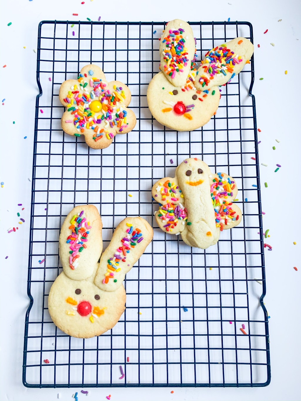 How to Make Easy Bunny Sugar Cookies &&nbsp;Butterflies!