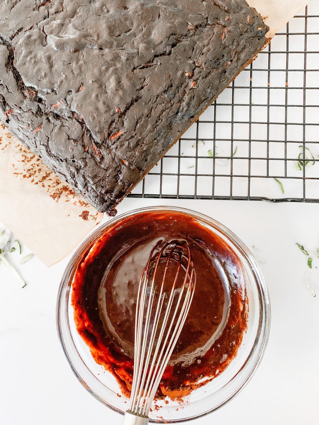 Chocolate Zucchini Cake - Photo