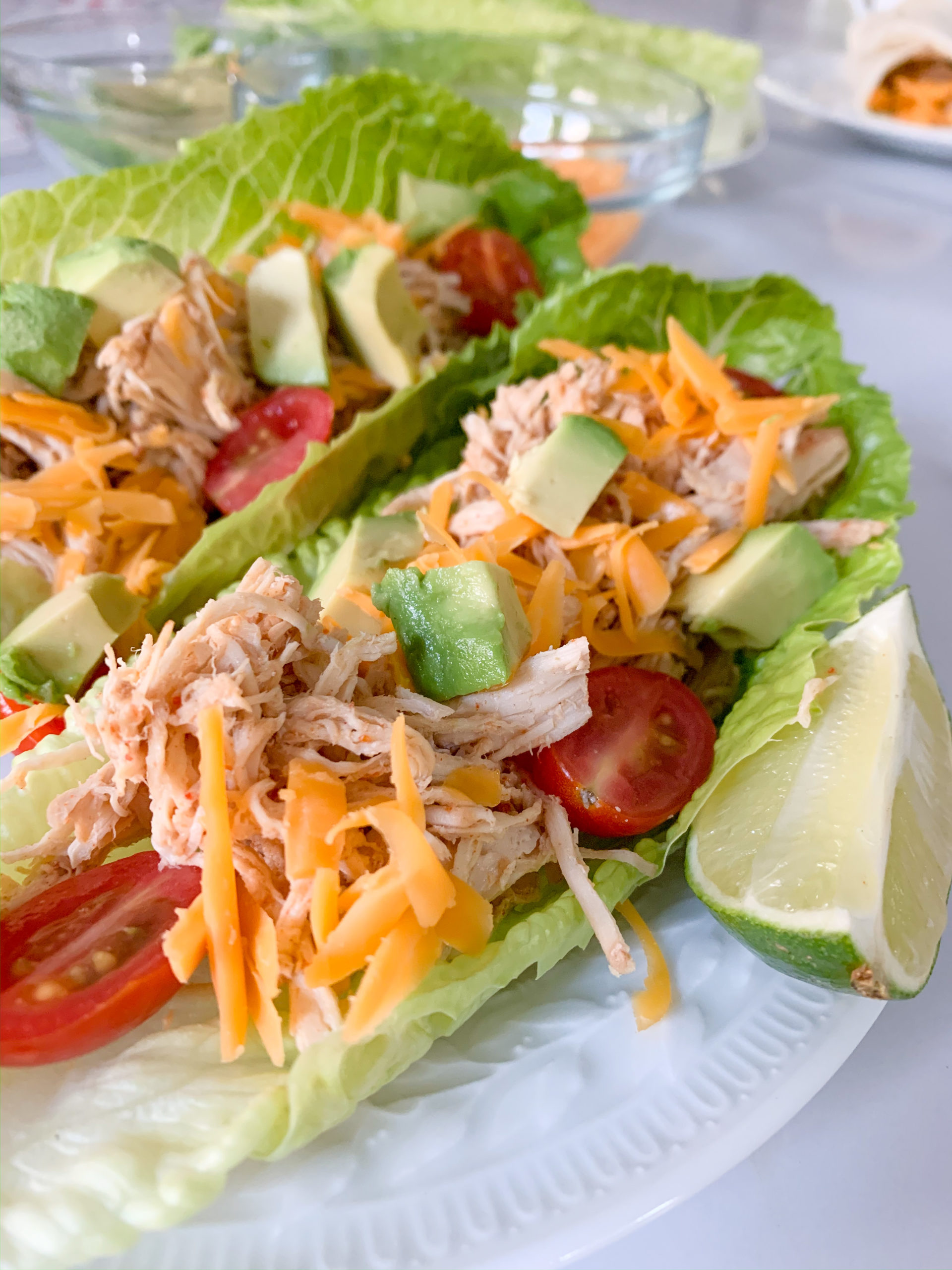 Chili Lime Chicken Lettuce Cups - Photo