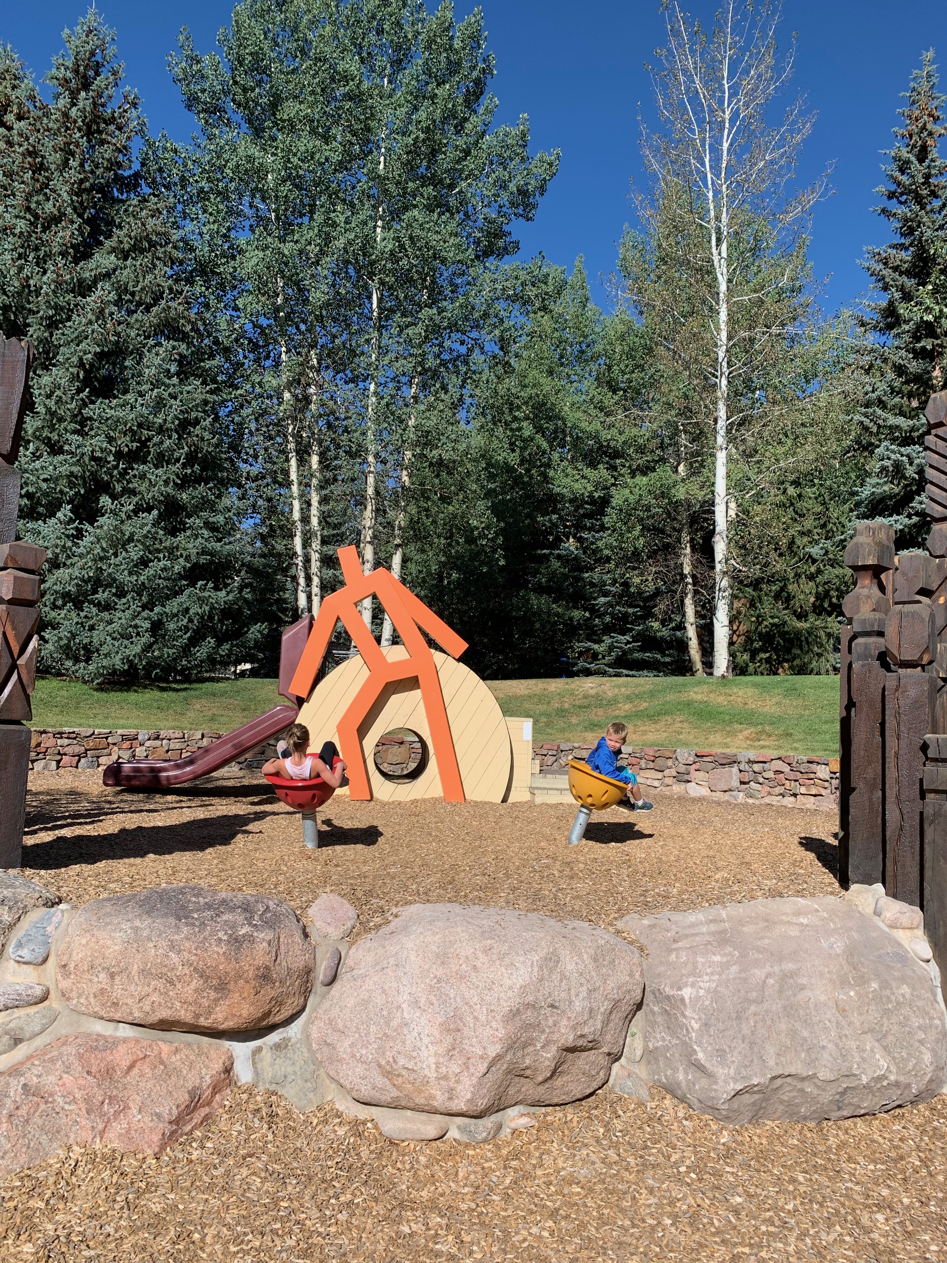 Lots of fun playgrounds in Vail