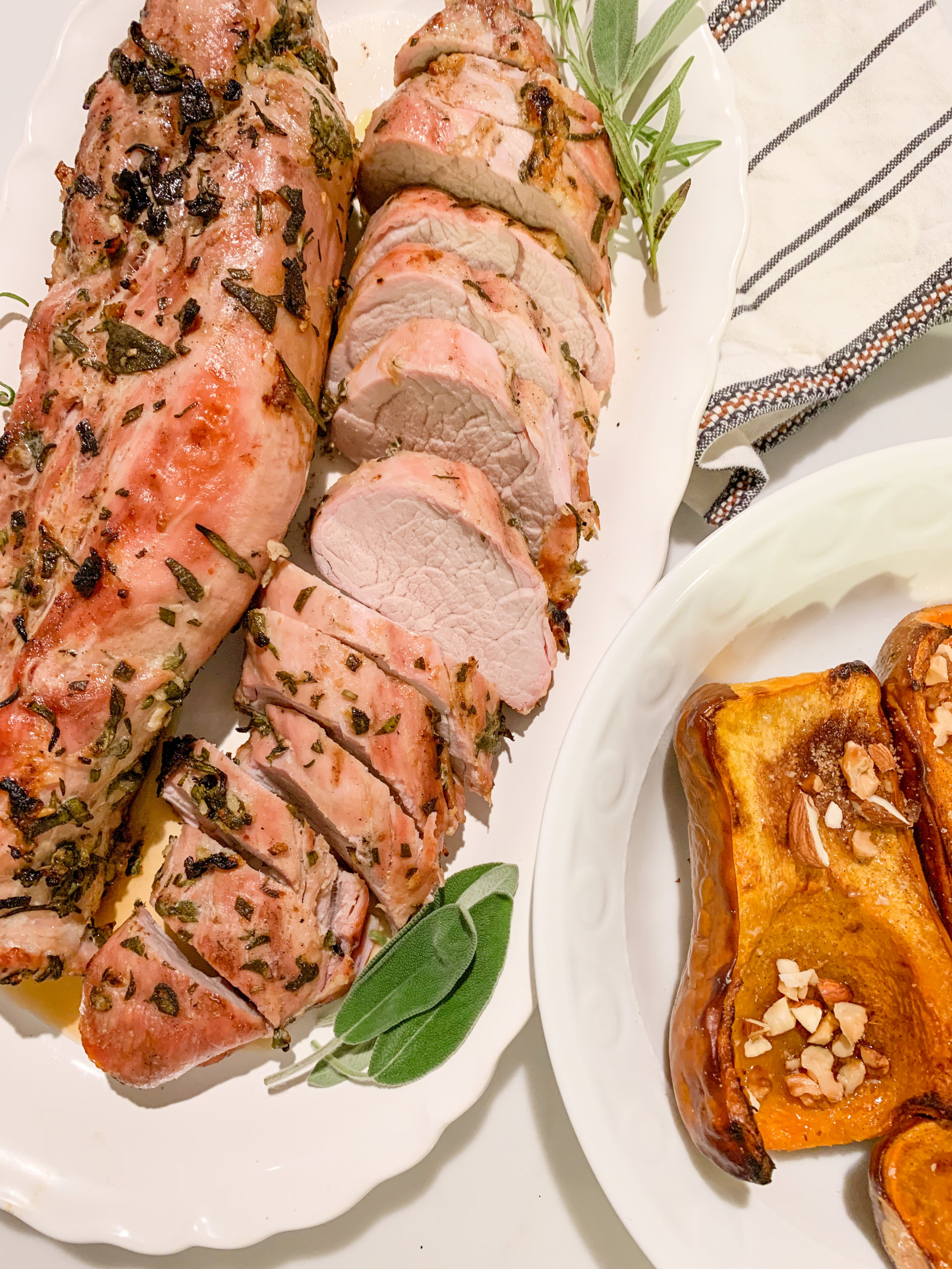 Pork Tenderloin with Rosemary, Sage & Garlic Recipe - Photo