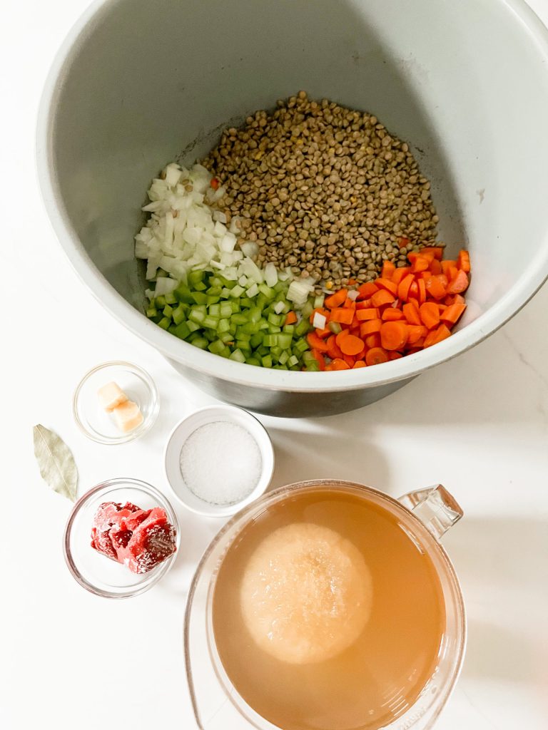 Lentil Soup Ingredients - photo