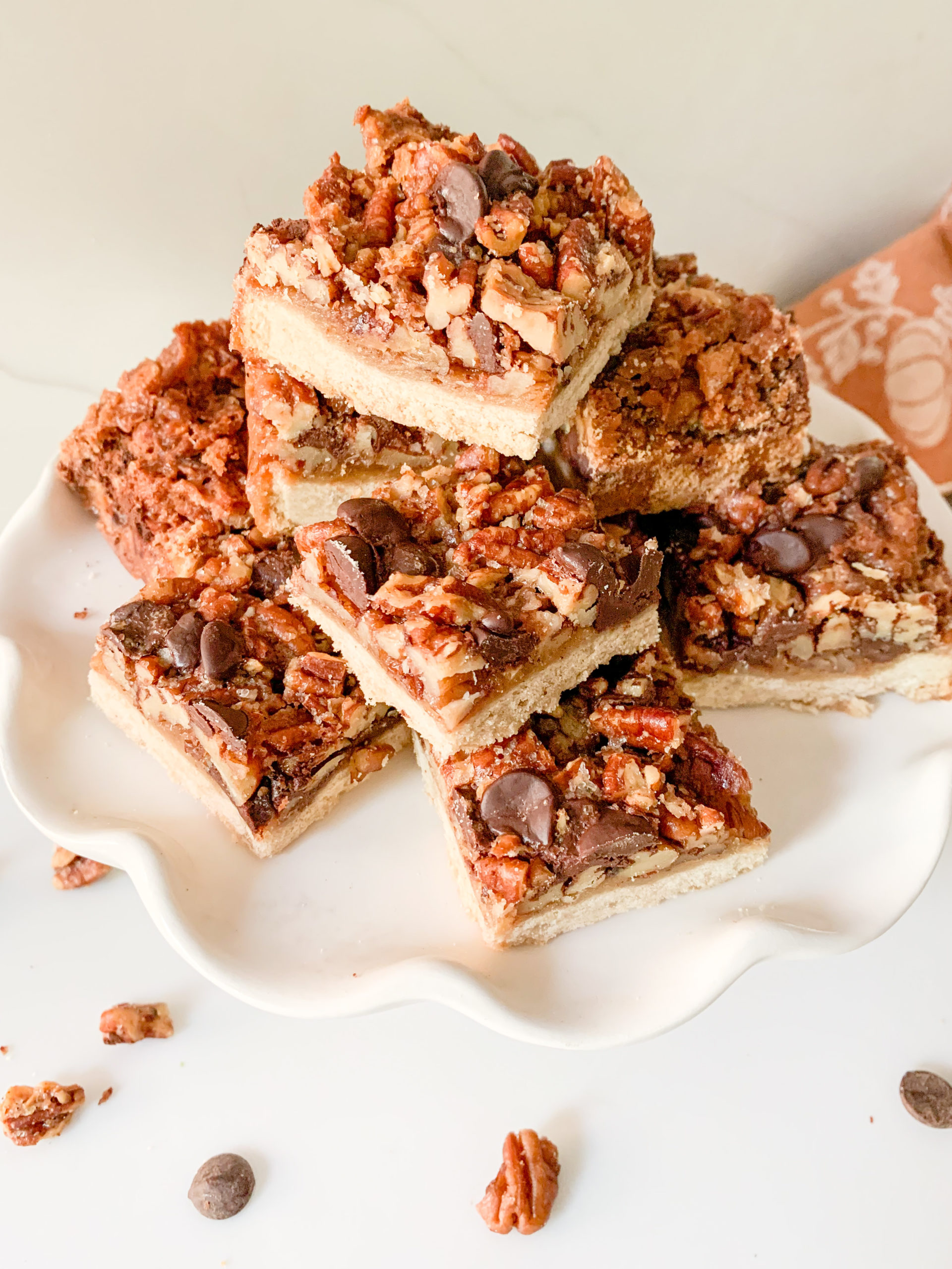Healthy Pecan Pie Bars - Photo