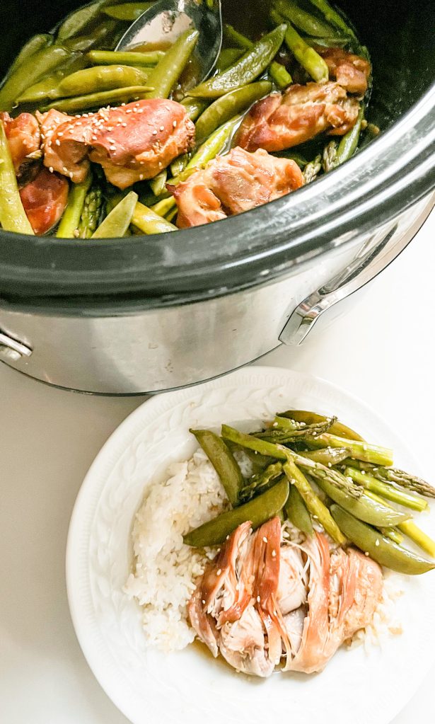 Slow Cooker Honey Garlic Chicken & Veggies - photo