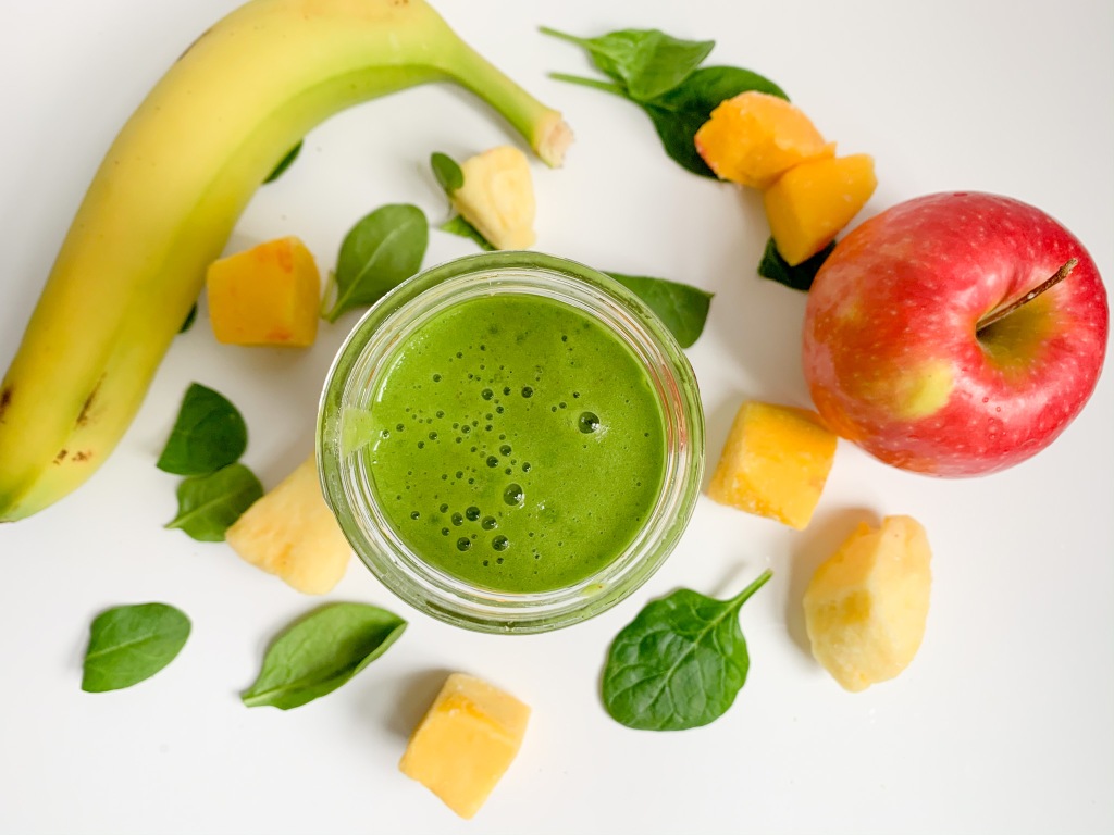 Kid Friendly Green Monster Smoothie - Photo