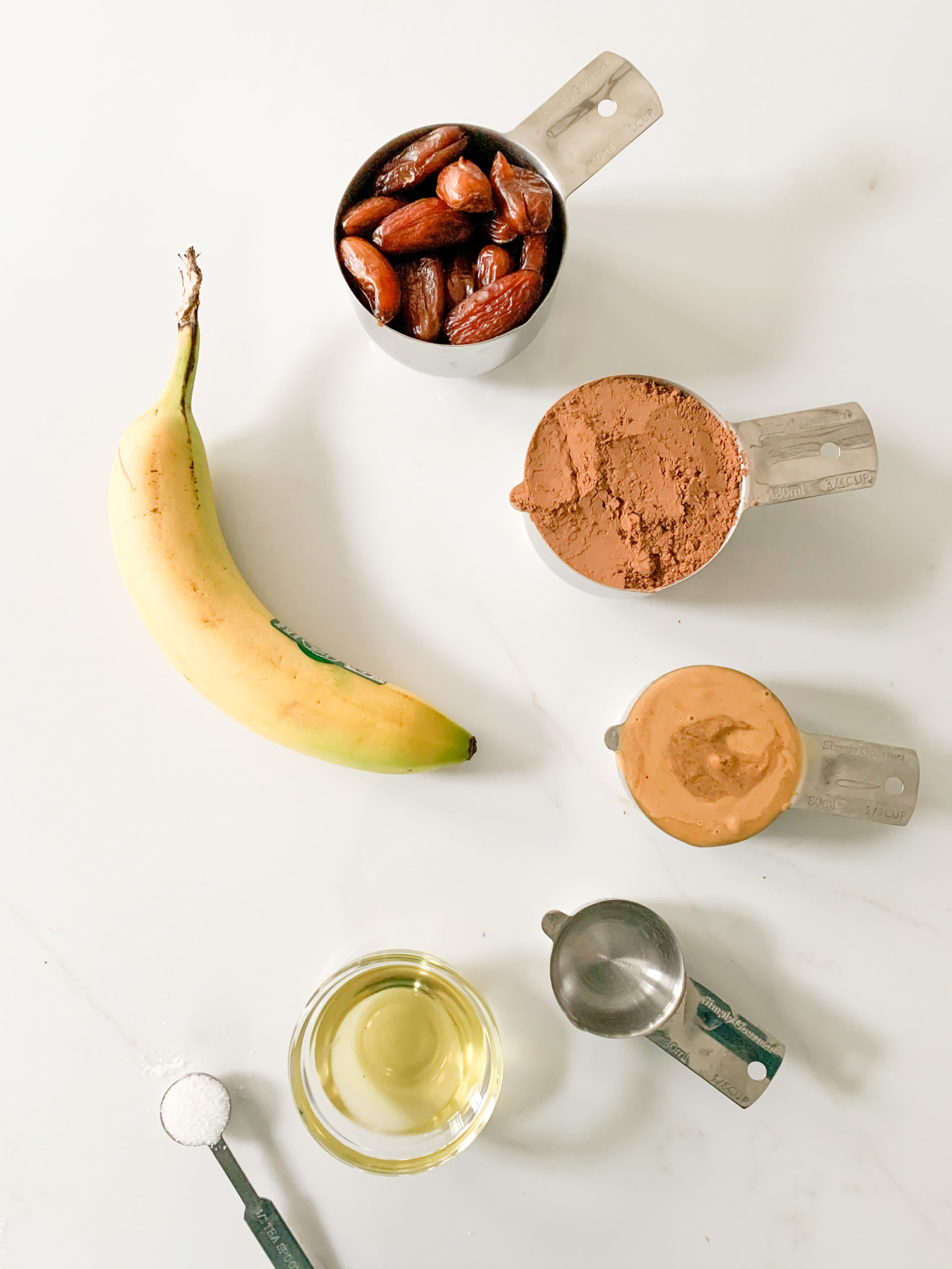 Vegan & gluten free banana date brownies - photo