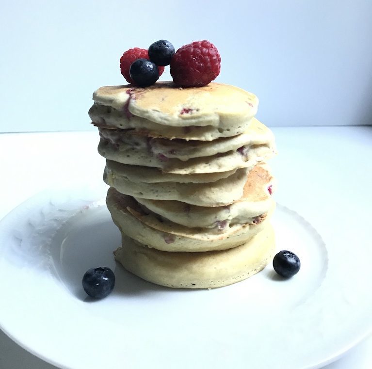 Gluten Free & Vegan Berry&nbsp;Pancakes