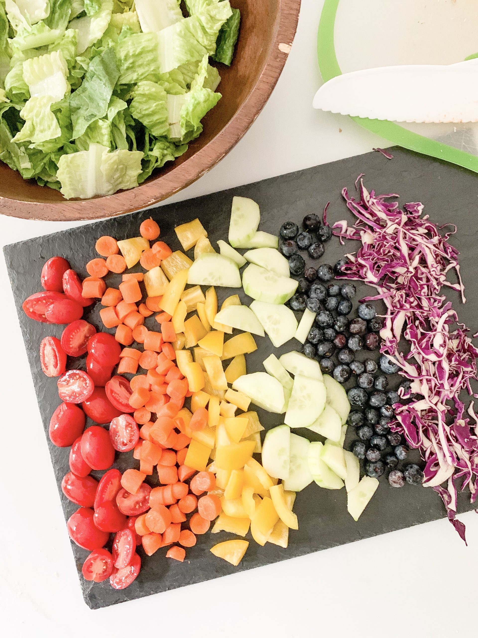 Chopped Rainbow Salad Recipe - Photo