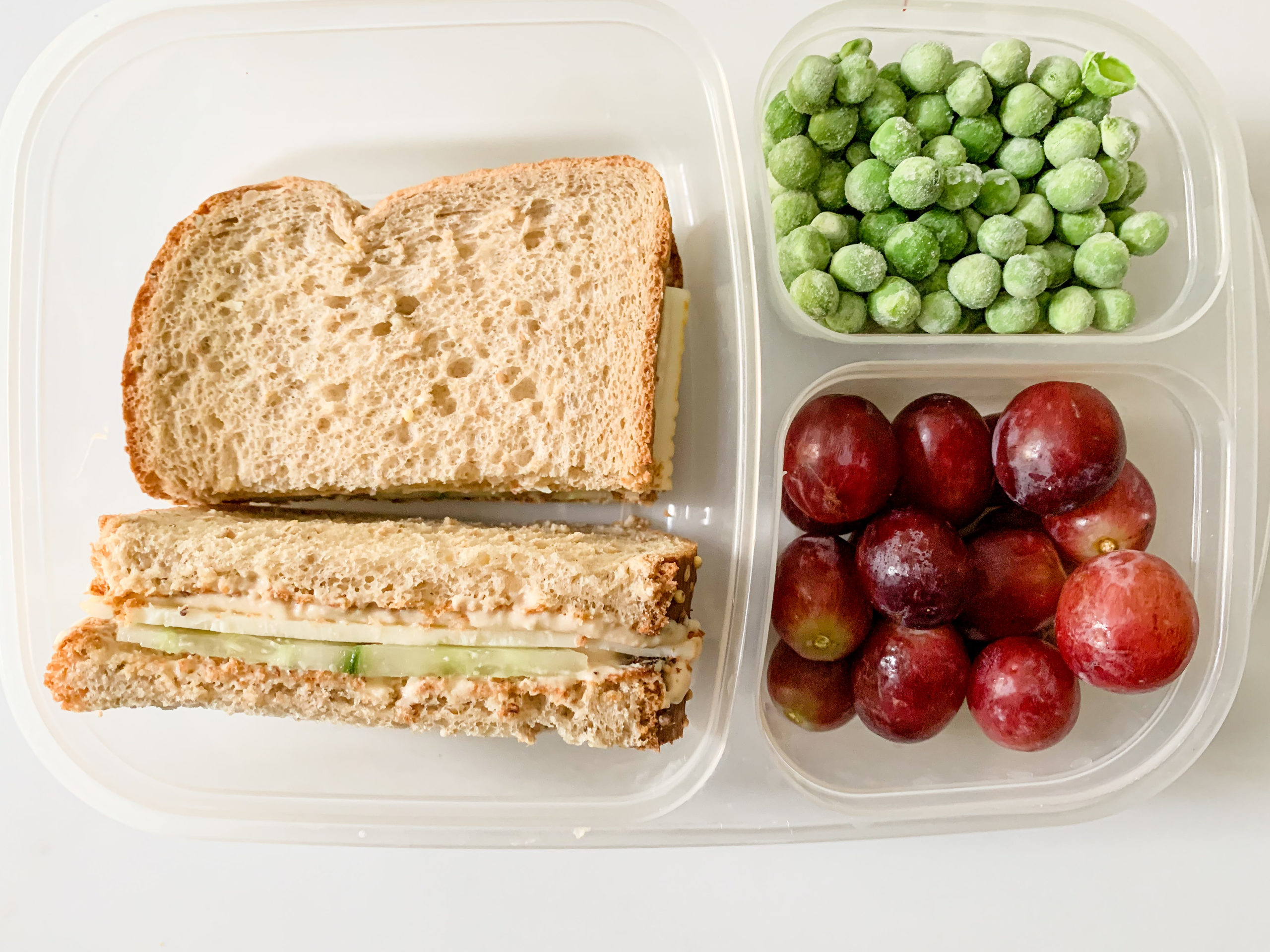 Hummus Cheese & Cucumber Kids Sandwich