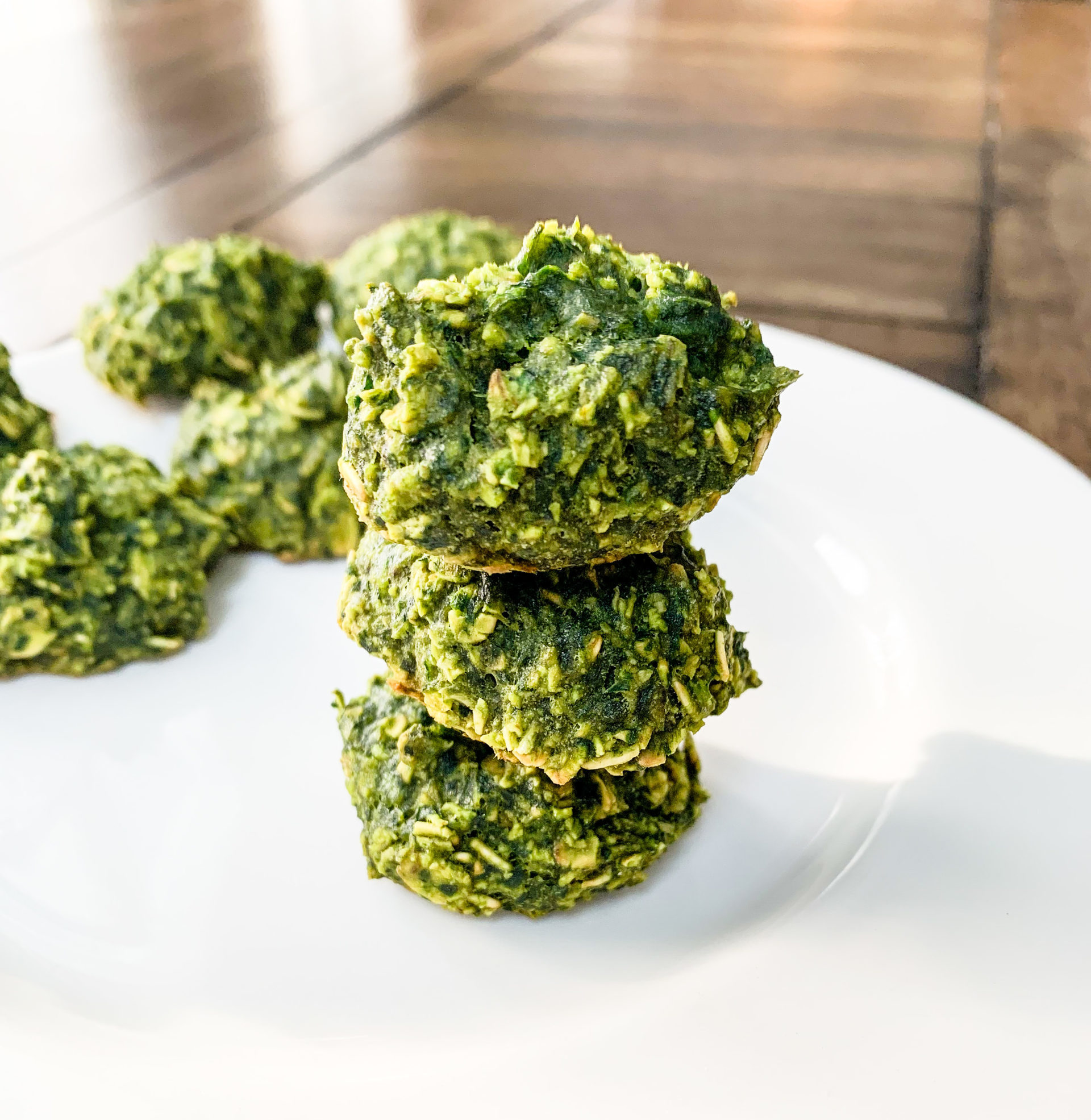 Easy Spinach Oat Cookies - Photo