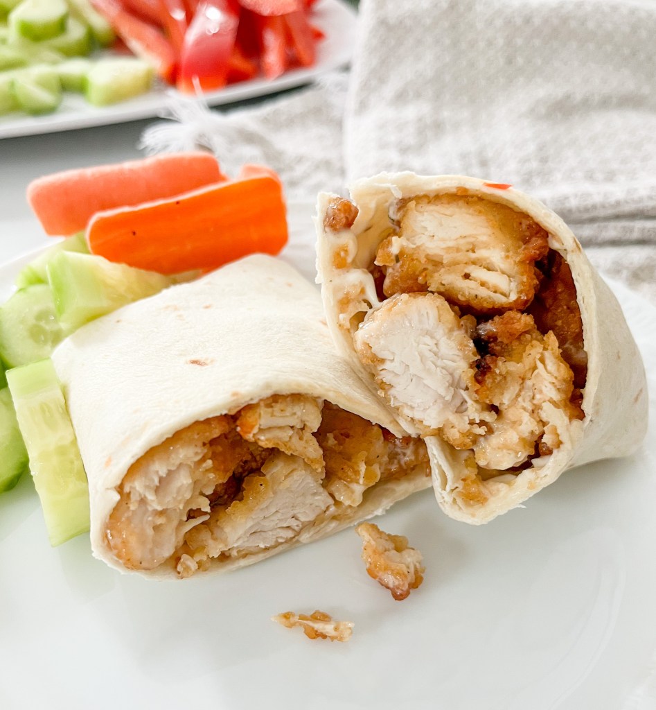 Costco Bare Breaded Chicken Chunk Wrap - photo