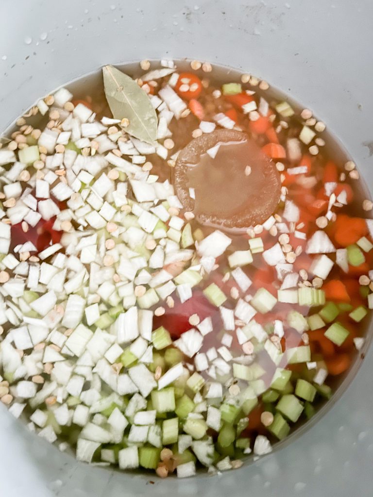 Easy Slow Cooker Lentil Soup - photo