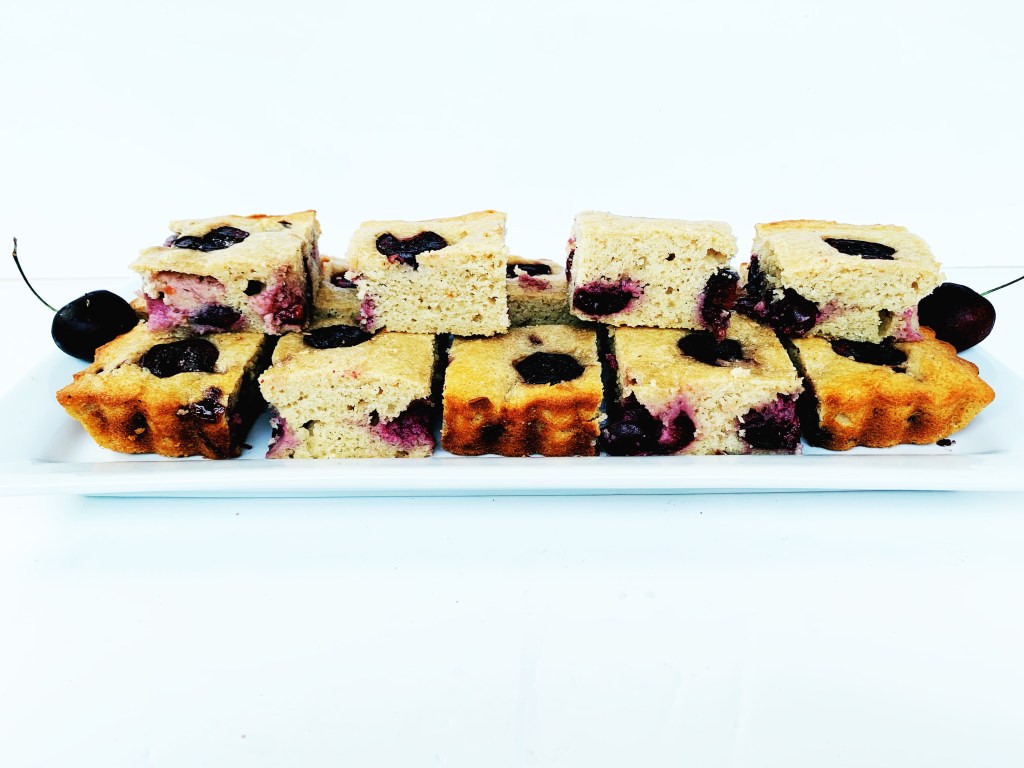 Gluten Free Cherry Almond Tart Bars
