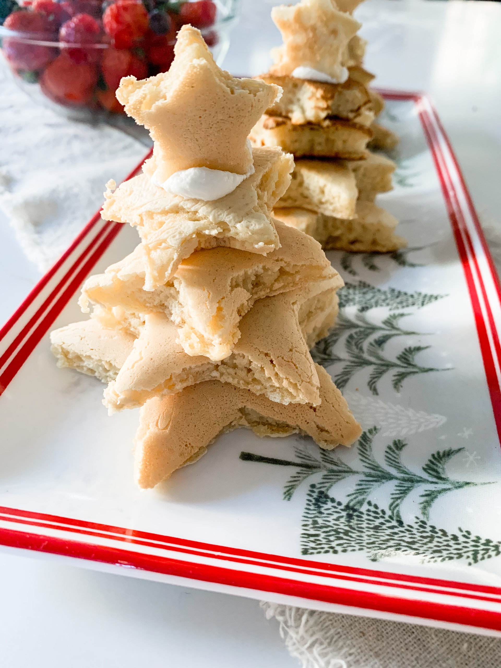 Pancake Star Christmas Tree - Photo