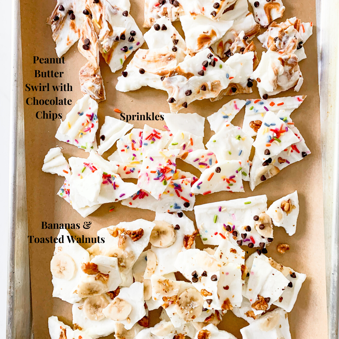 Easy Frozen Yogurt Bark Combinations - Photo