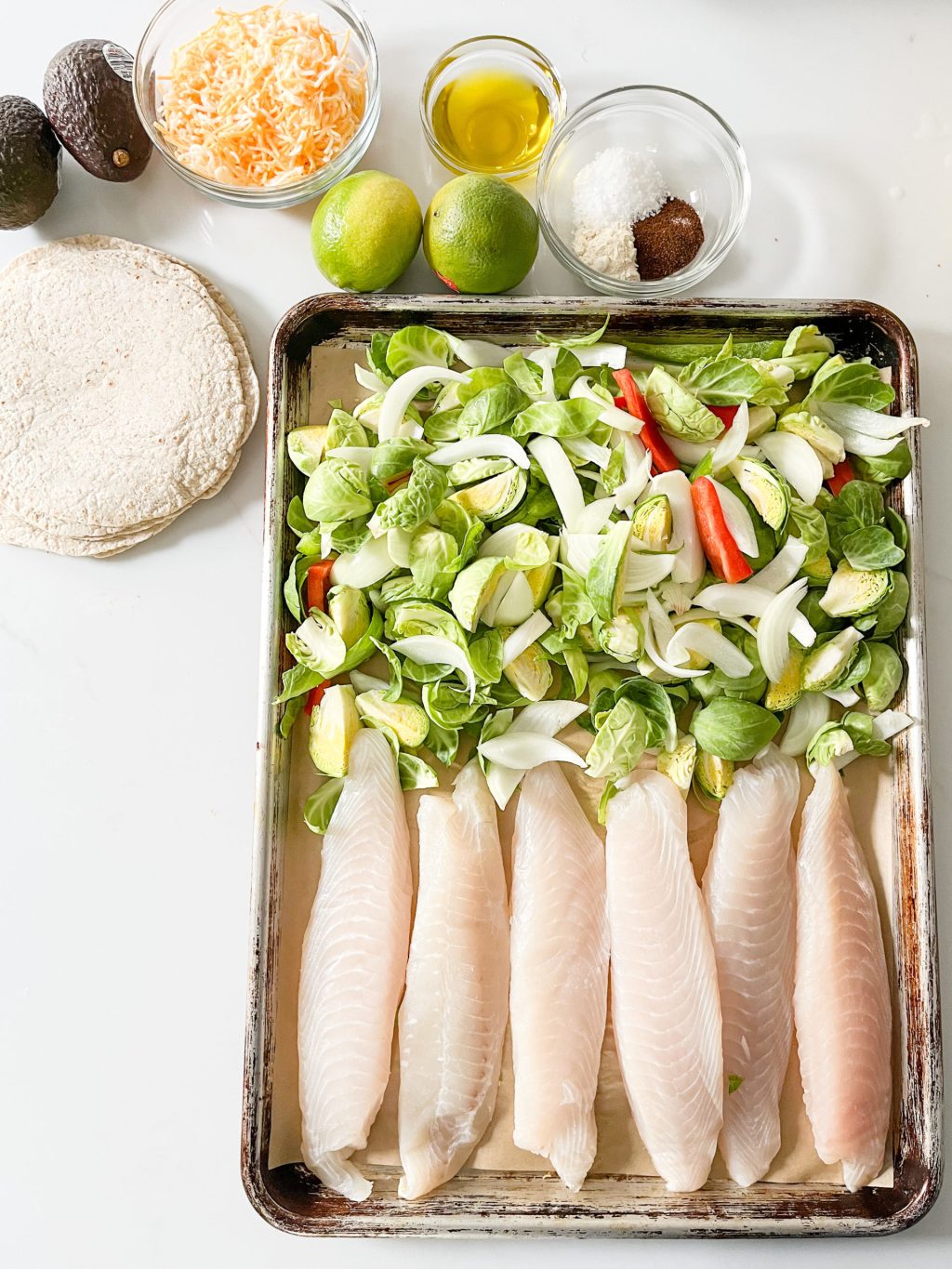 Sheet Pan Chili Lime Fish & Veggies