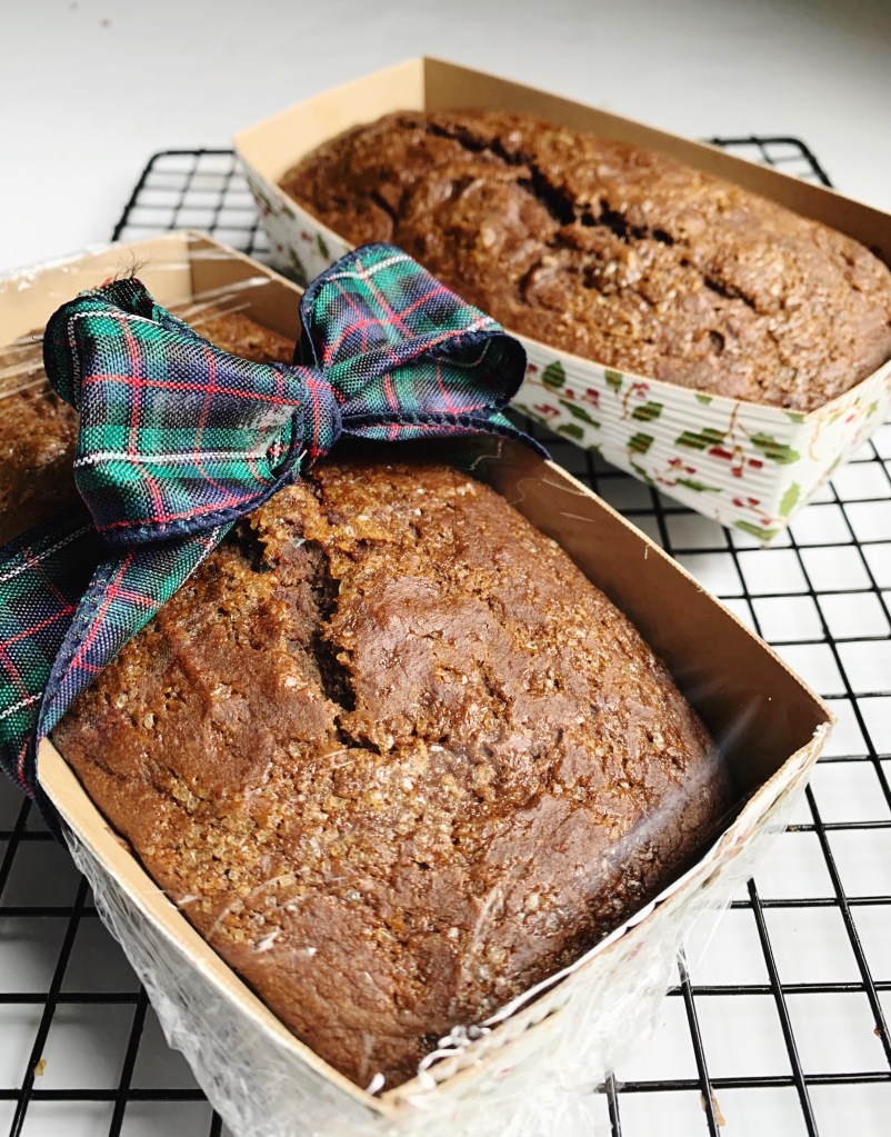 Healthy Sweet Potato Gingerbread Loaf - Photo