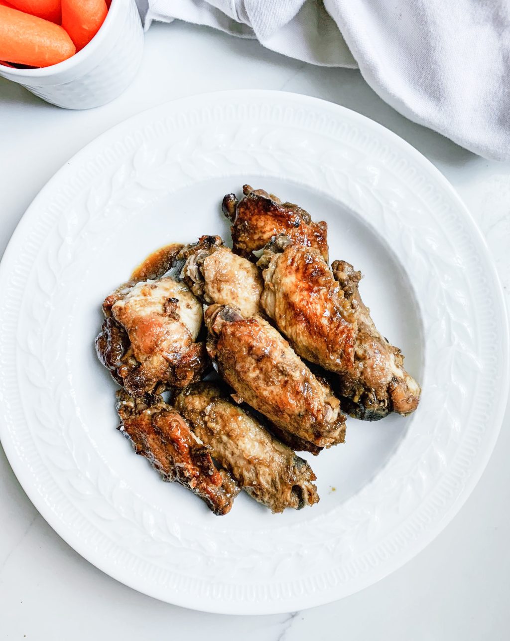 Healthy Slow Cooker Teriyaki Chicken Wings - photo