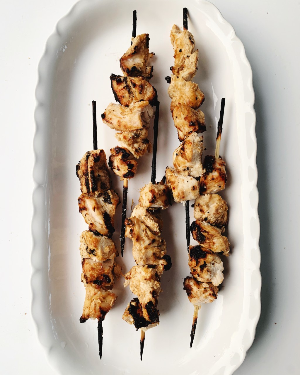 Yogurt Marinated Chicken Kebabs