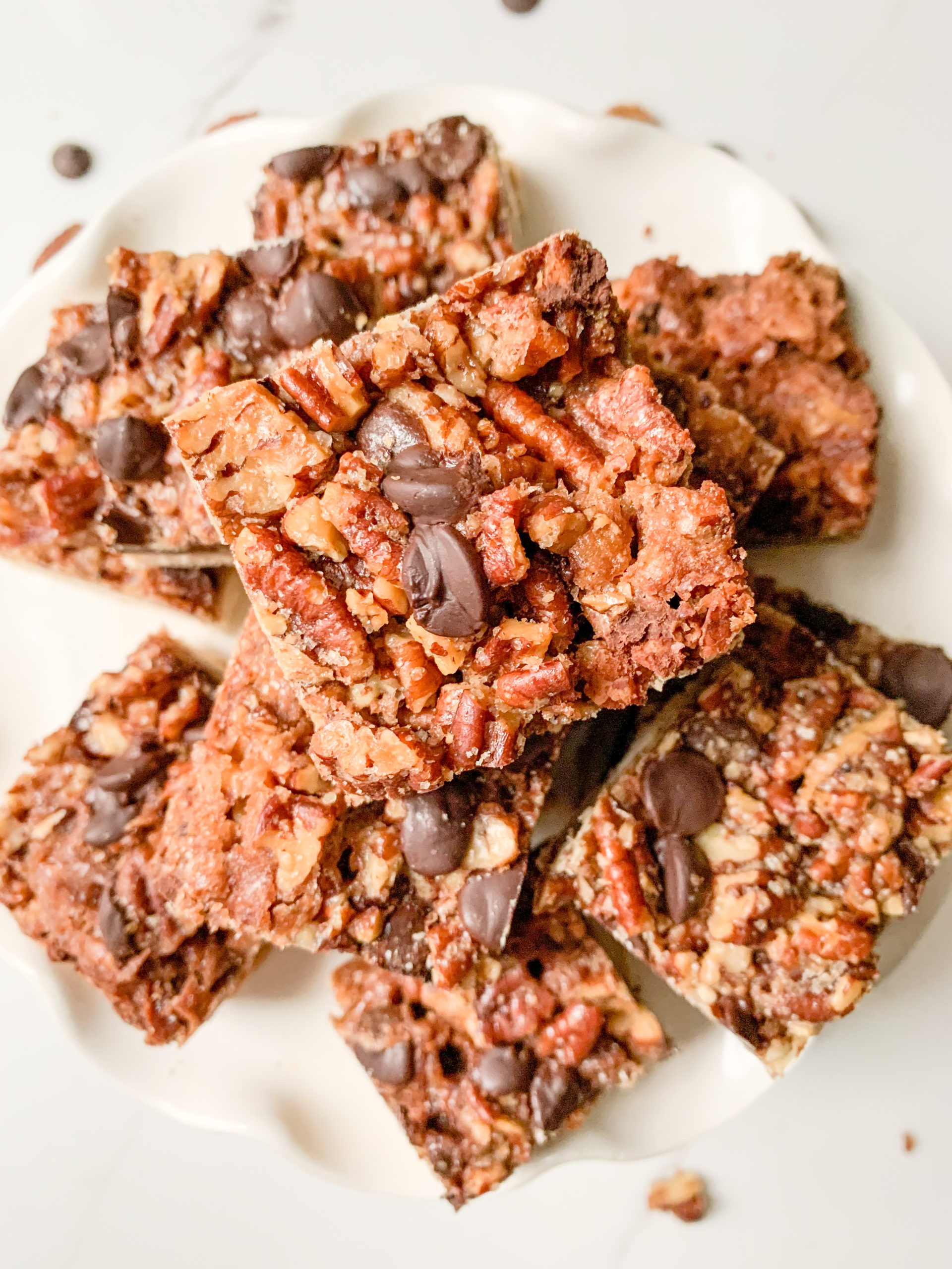 Healthy Vegan Pecan Pie Bars - Photo