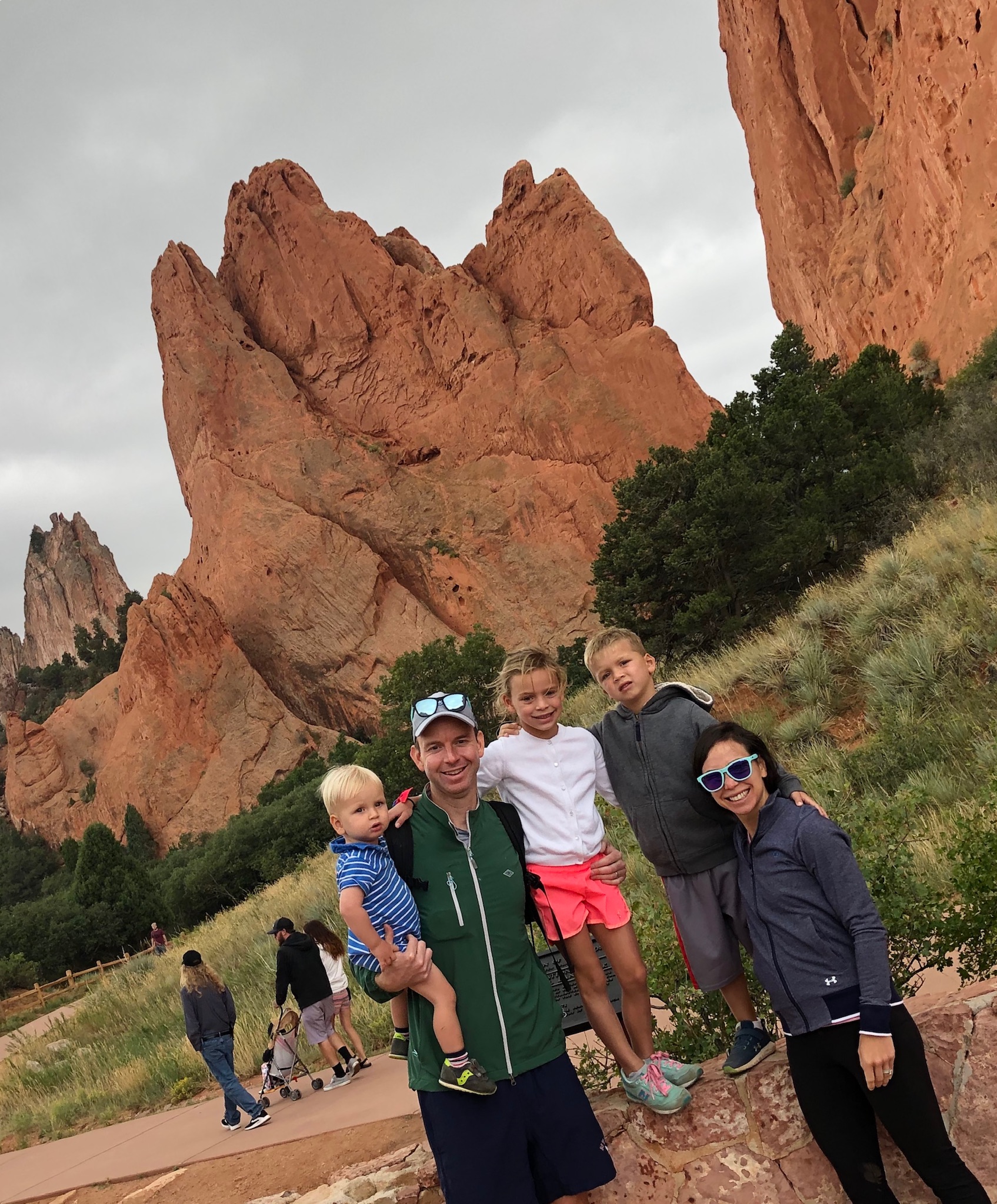 Visiting Garden of the Gods with young children