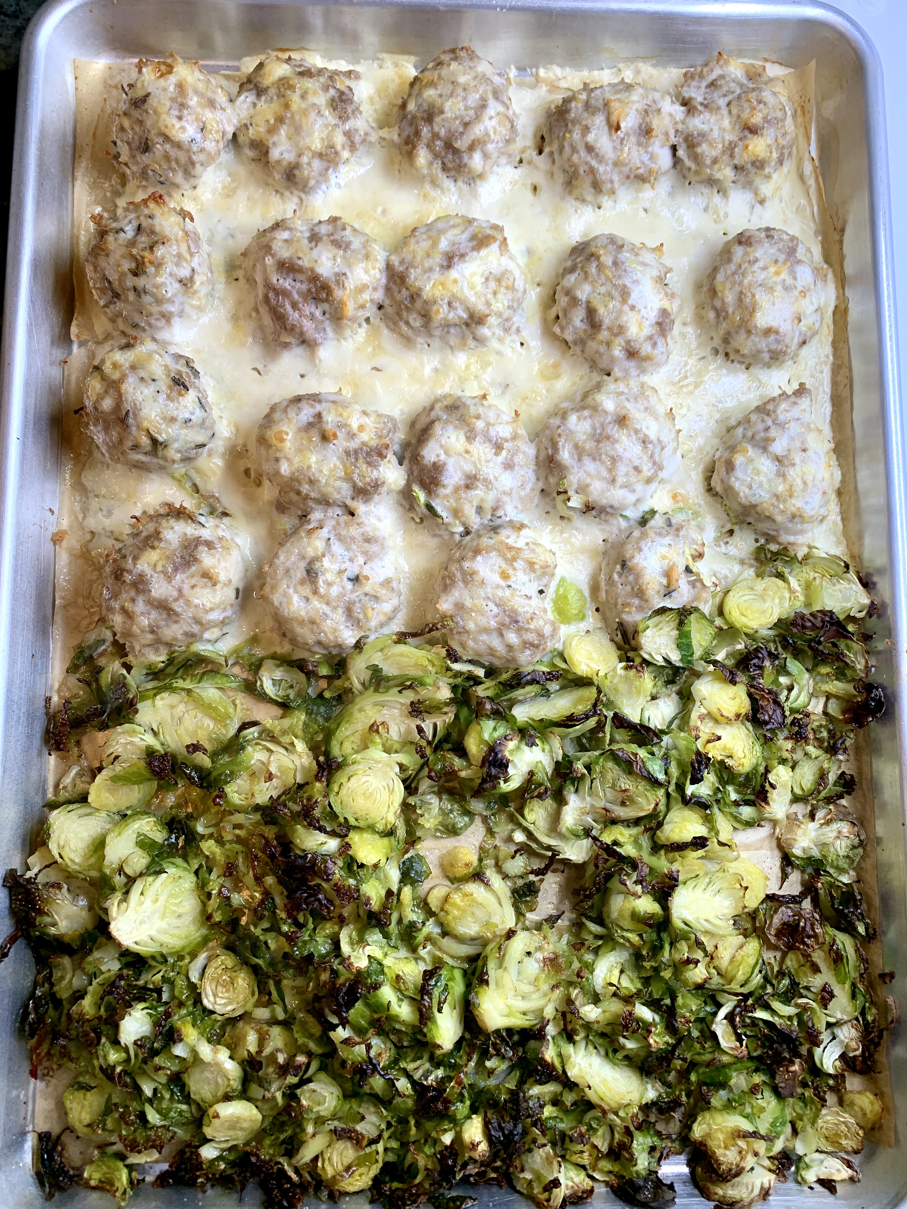 Turkey Burger Sheet Pan Dinner - Photo