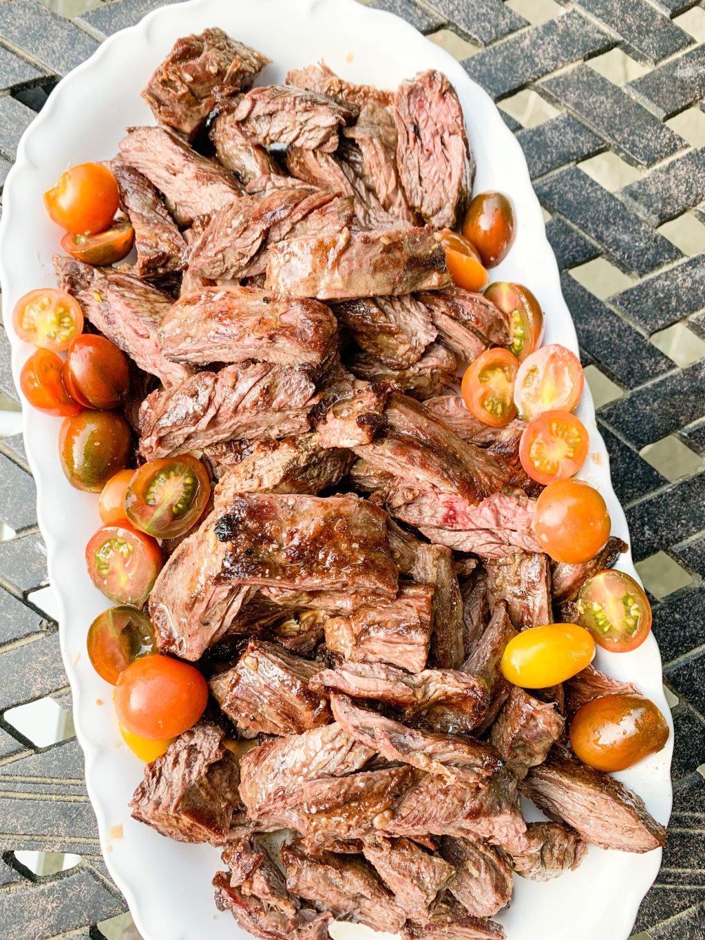 Garlic Grilled Skirt Steak - Photo