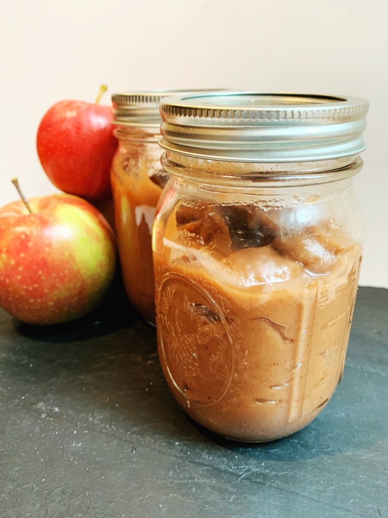 Easy Slow Cooker Applesauce with skin - photo