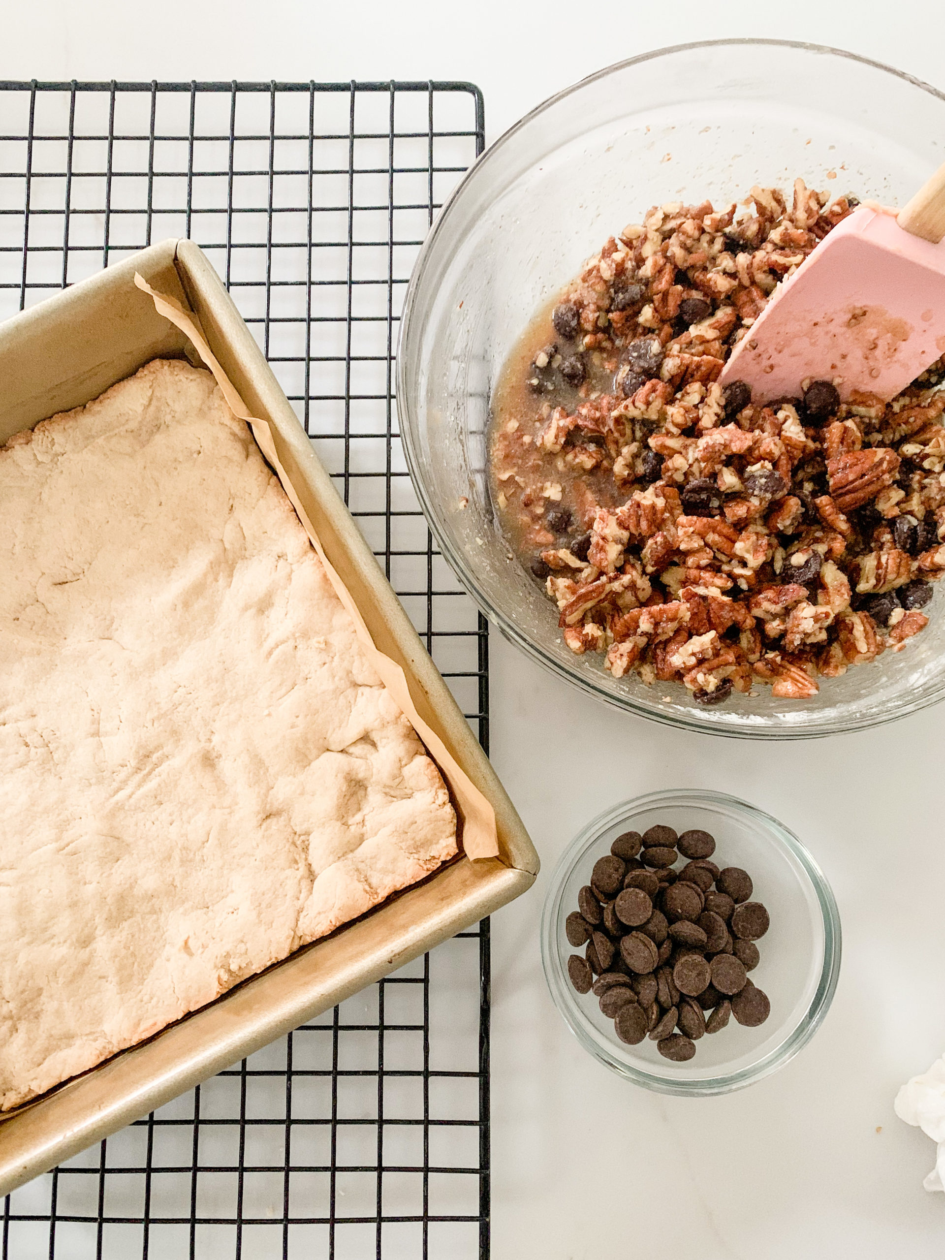 Dairy Free Pecan Pie Bars - Photo