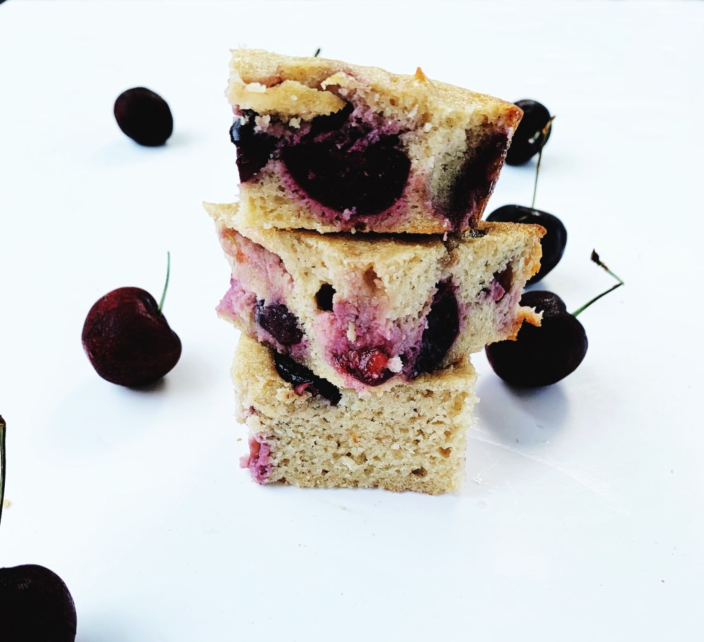 Gluten Free Cherry Almond Tart Bars