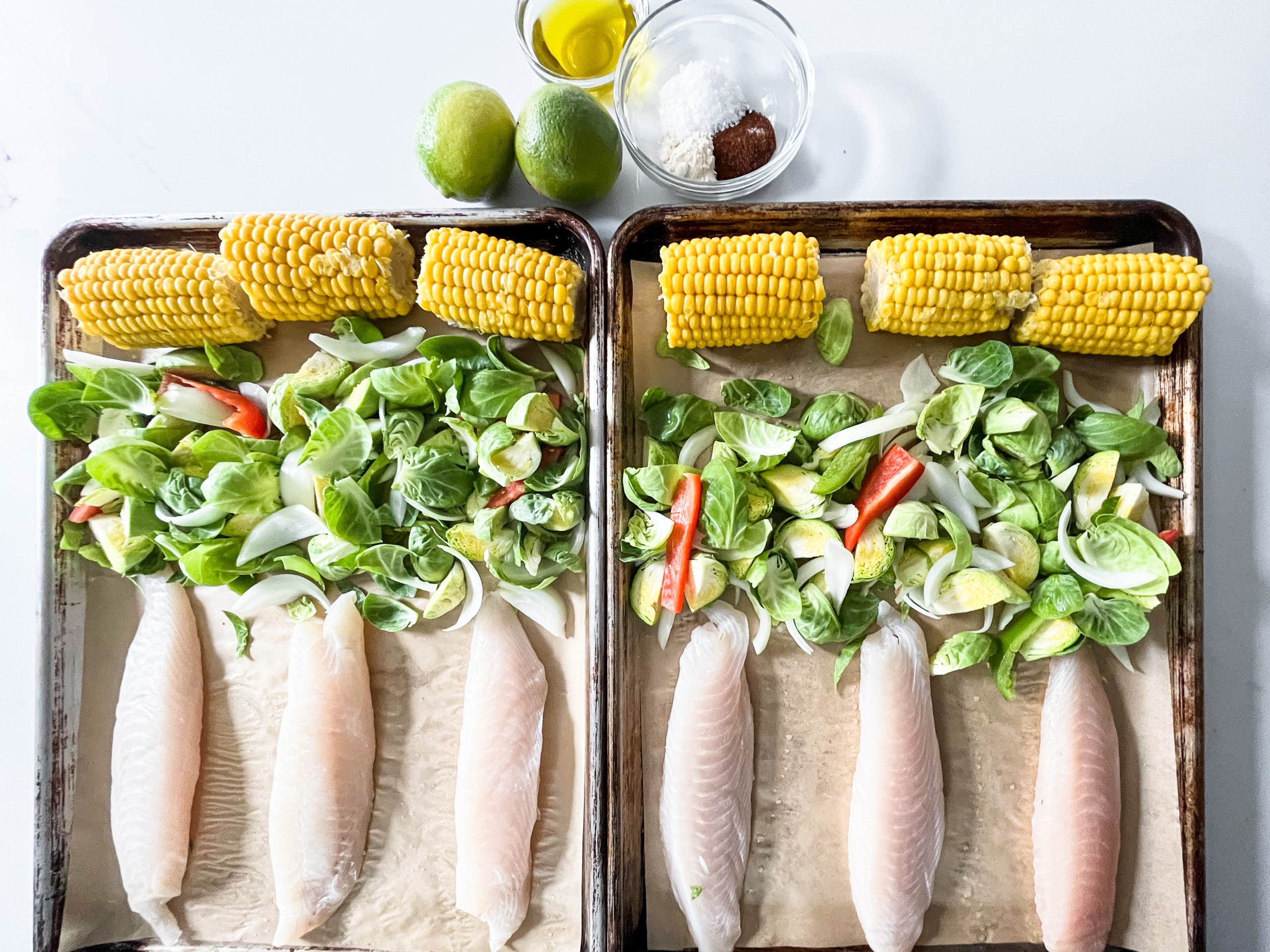 Sheet Pan Chili Lime Fish & Veggies – Food Play Go