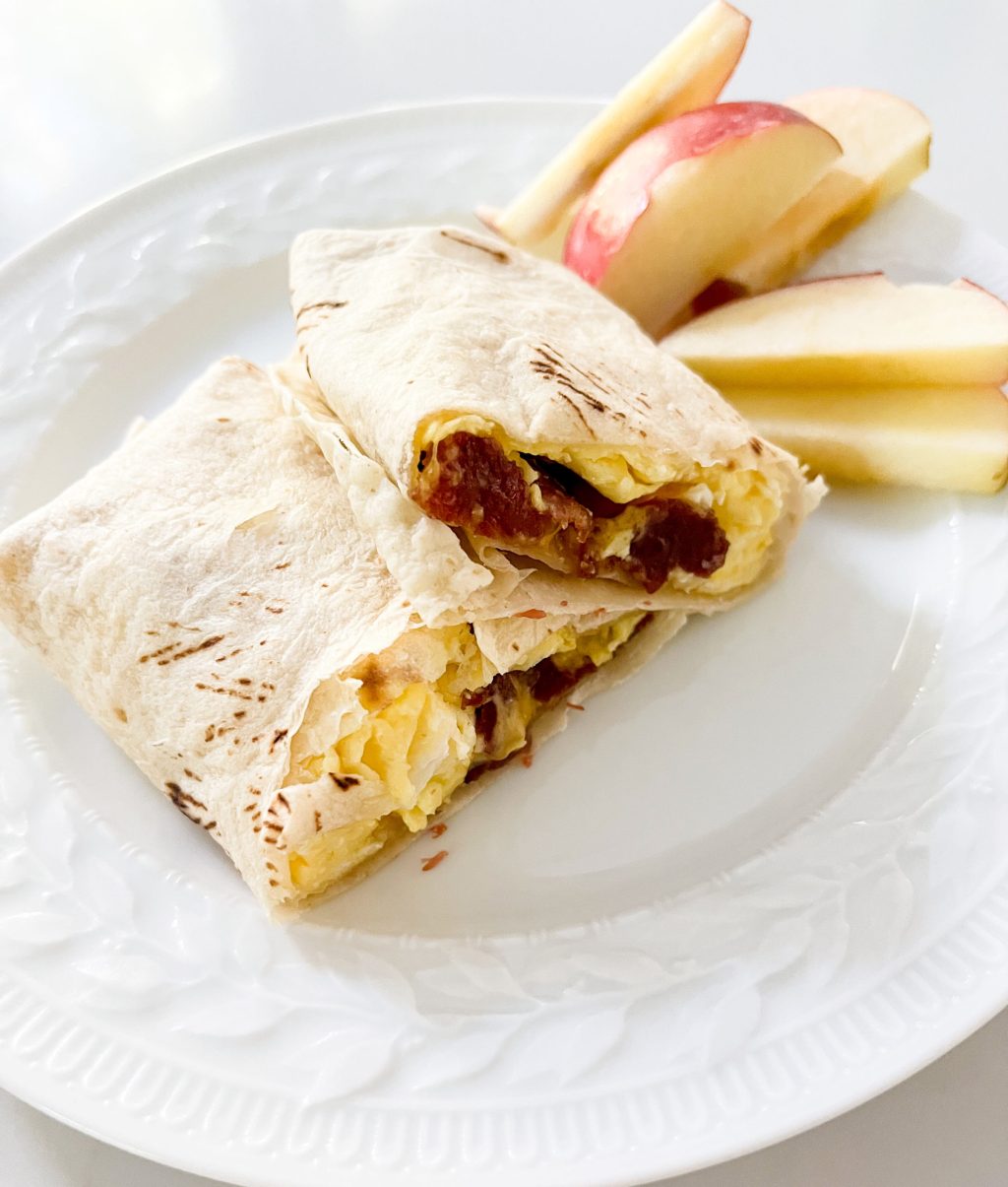 Make Ahead Turkey Bacon, Egg, & Cheese Breakfast Burritos - photo