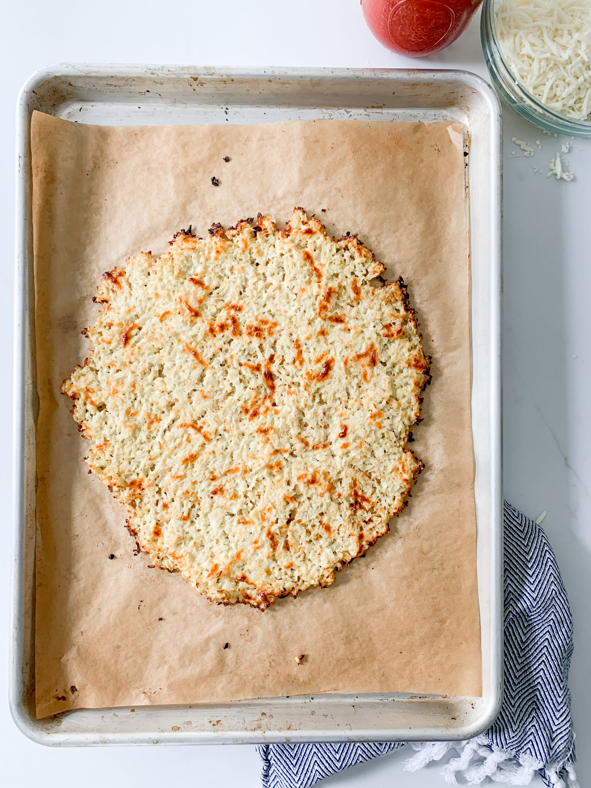 Easy Cauliflower Pizza Crust Recipe Food Play Go