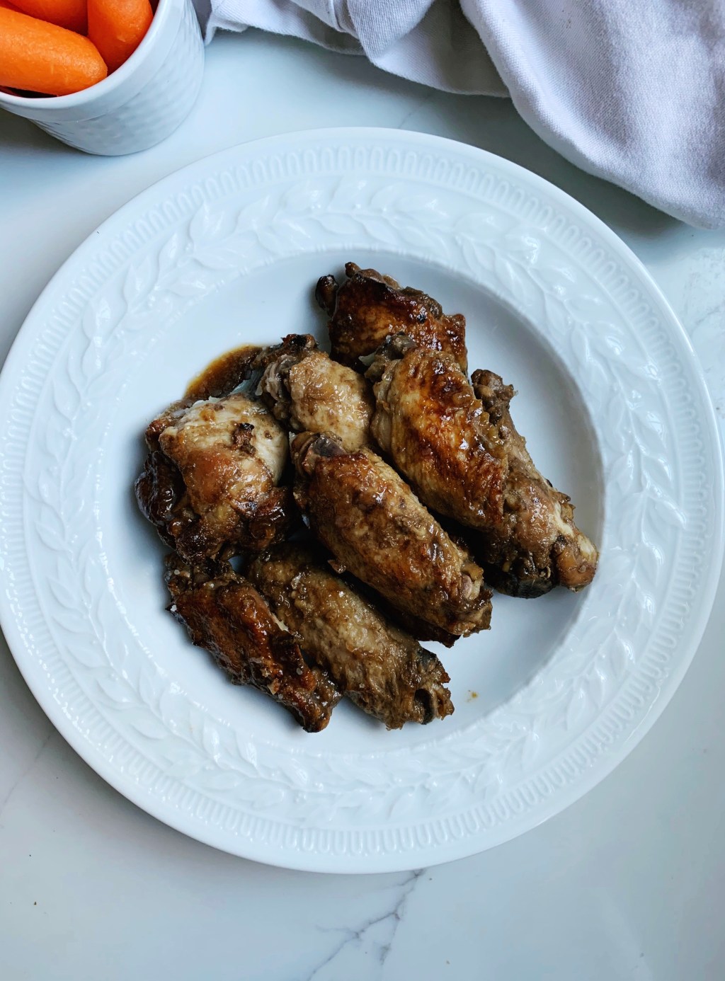 Healthy Slow Cooker Teriyaki Chicken&nbsp;Wings