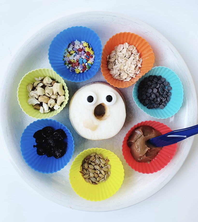 No Bake Apple Donuts for a healthy treat