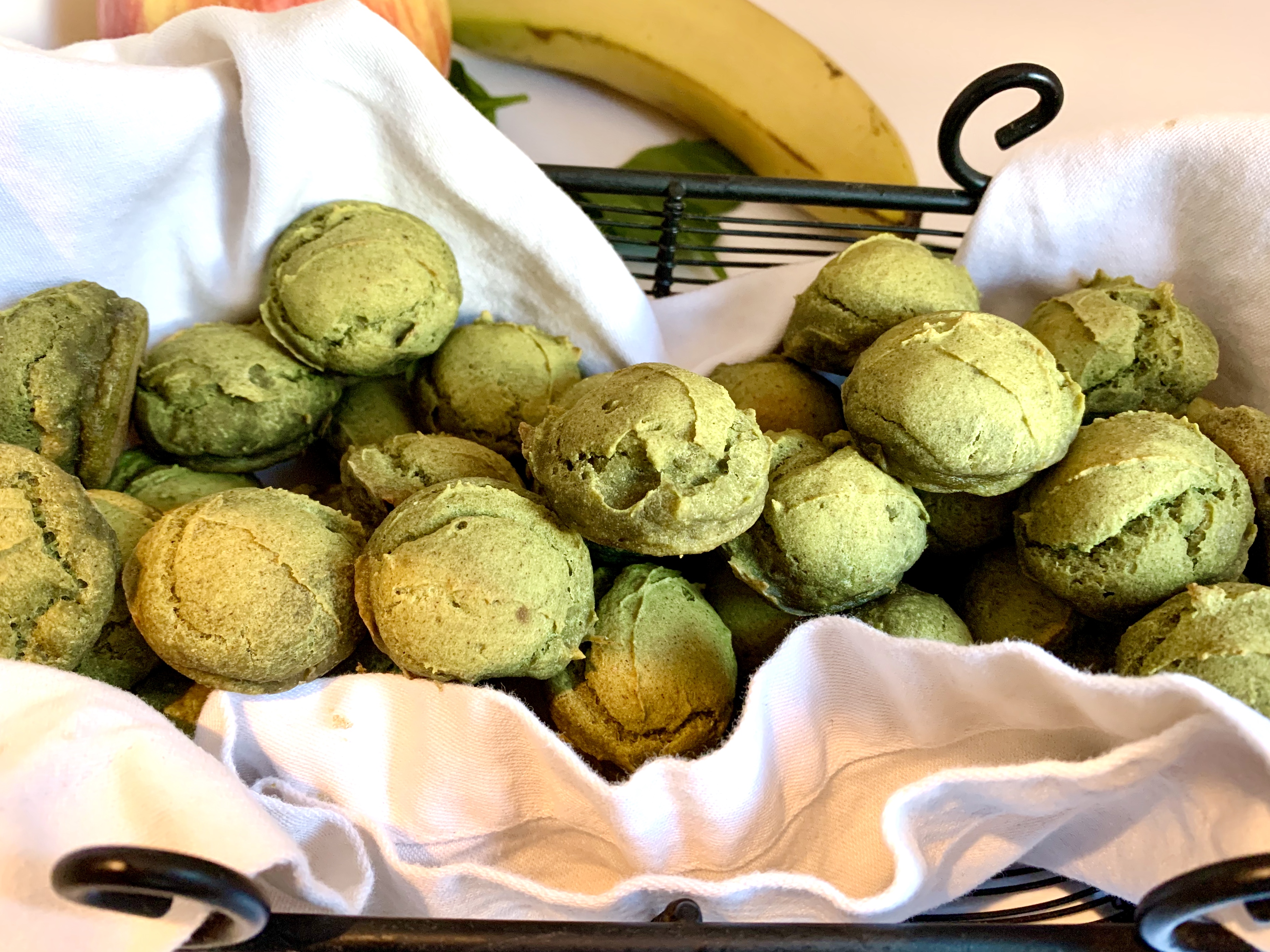 Gluten & Sugar Free Spinach Banana Muffins - Photo