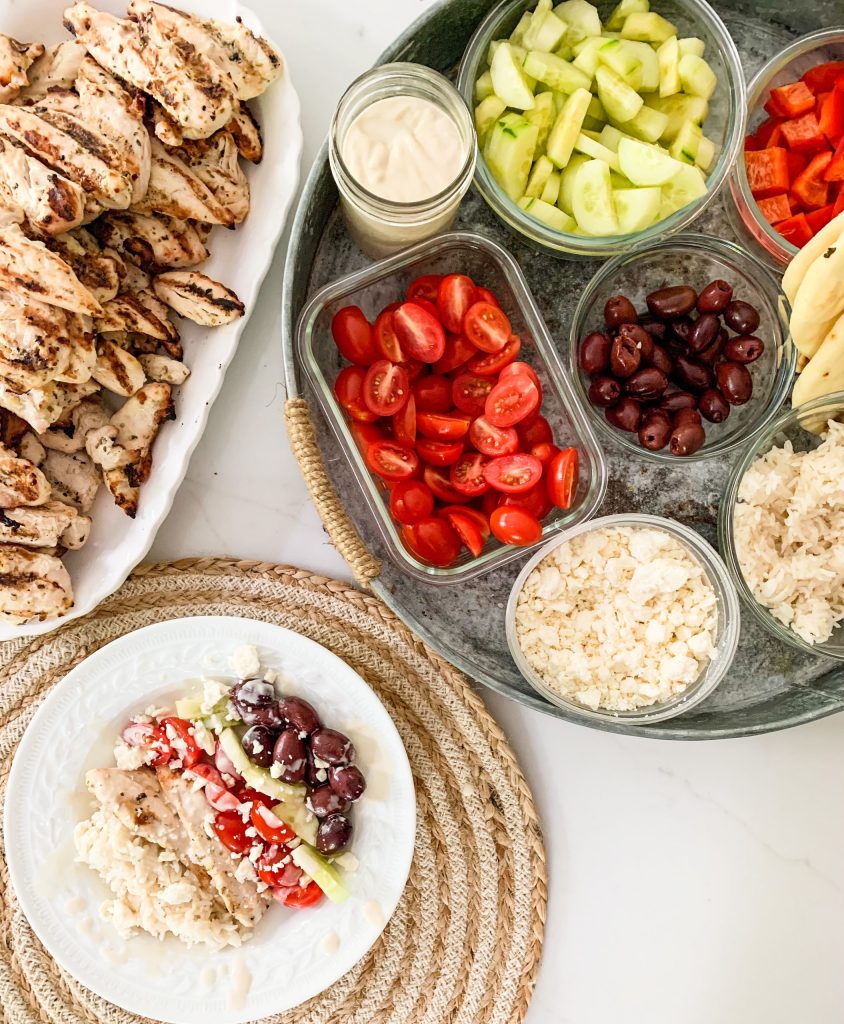 Greek Chicken Bowls - Photo