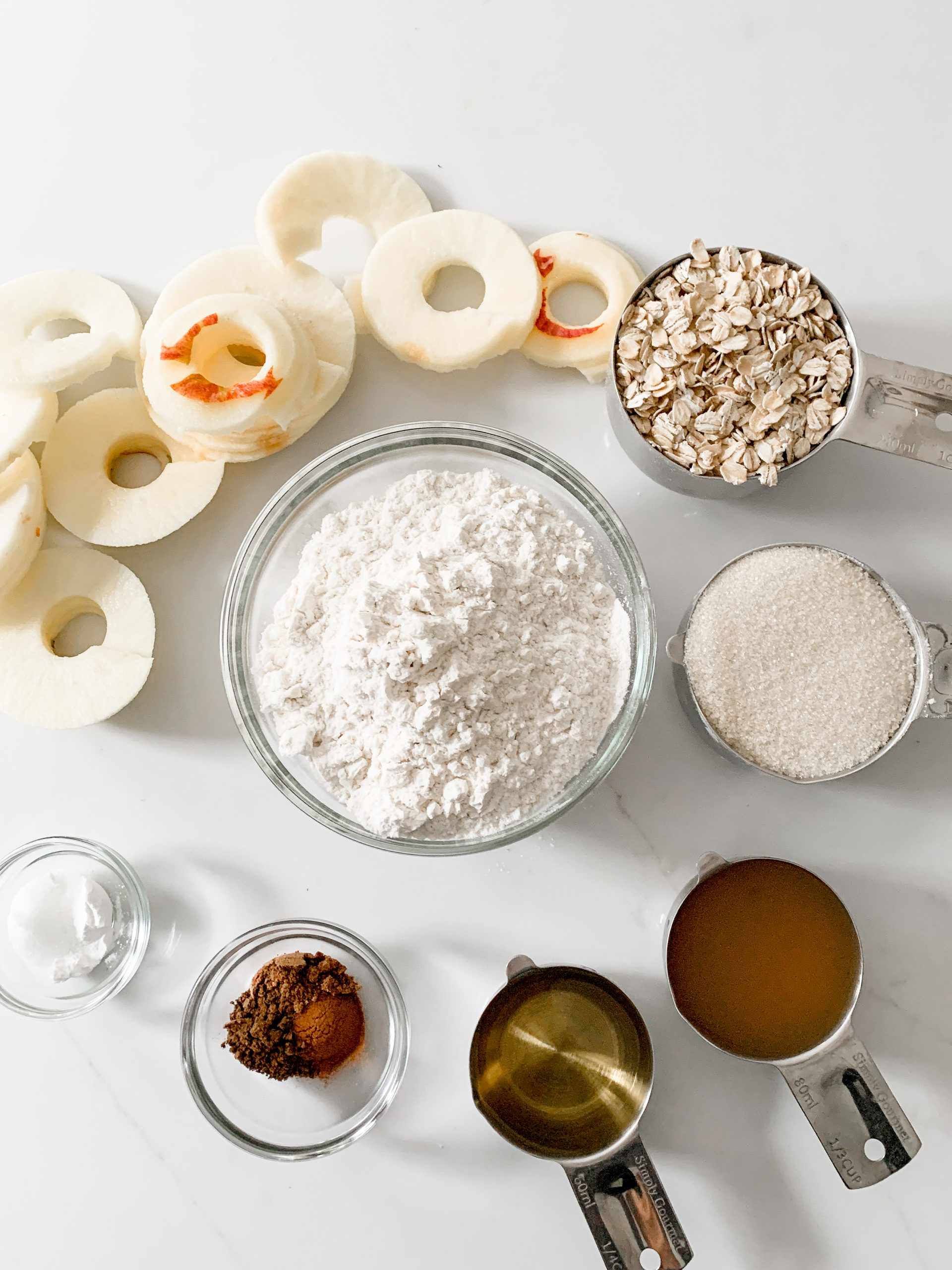 Apple Pie Crumb Bar Ingredients - Photo