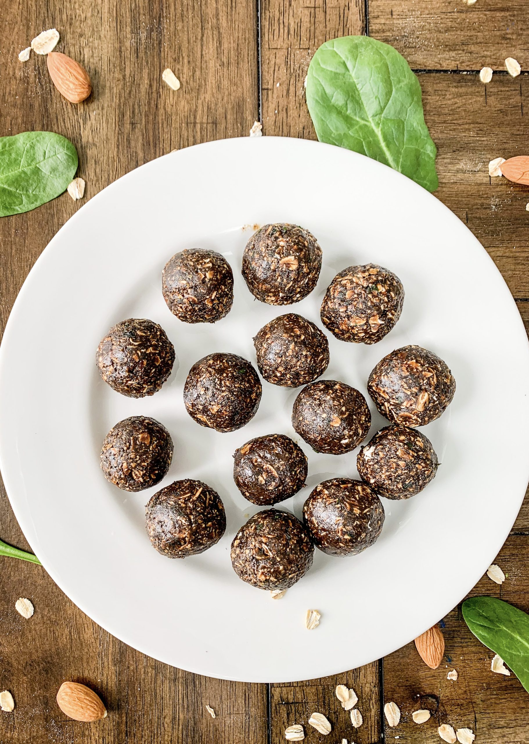Chocolate Spinach Energy Bites - photo