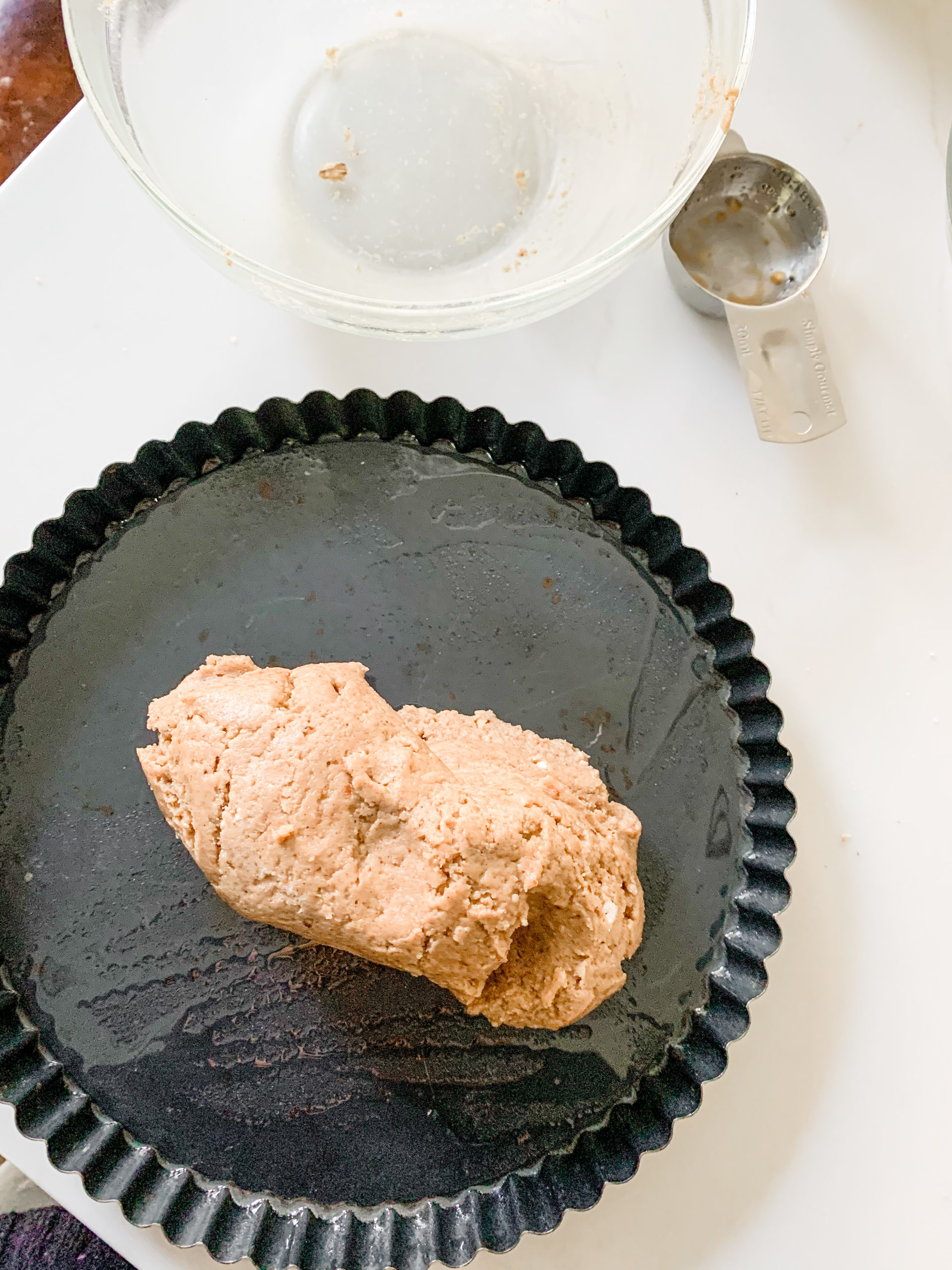 Oat and Nut Pumpkin Tart Crust - Photo