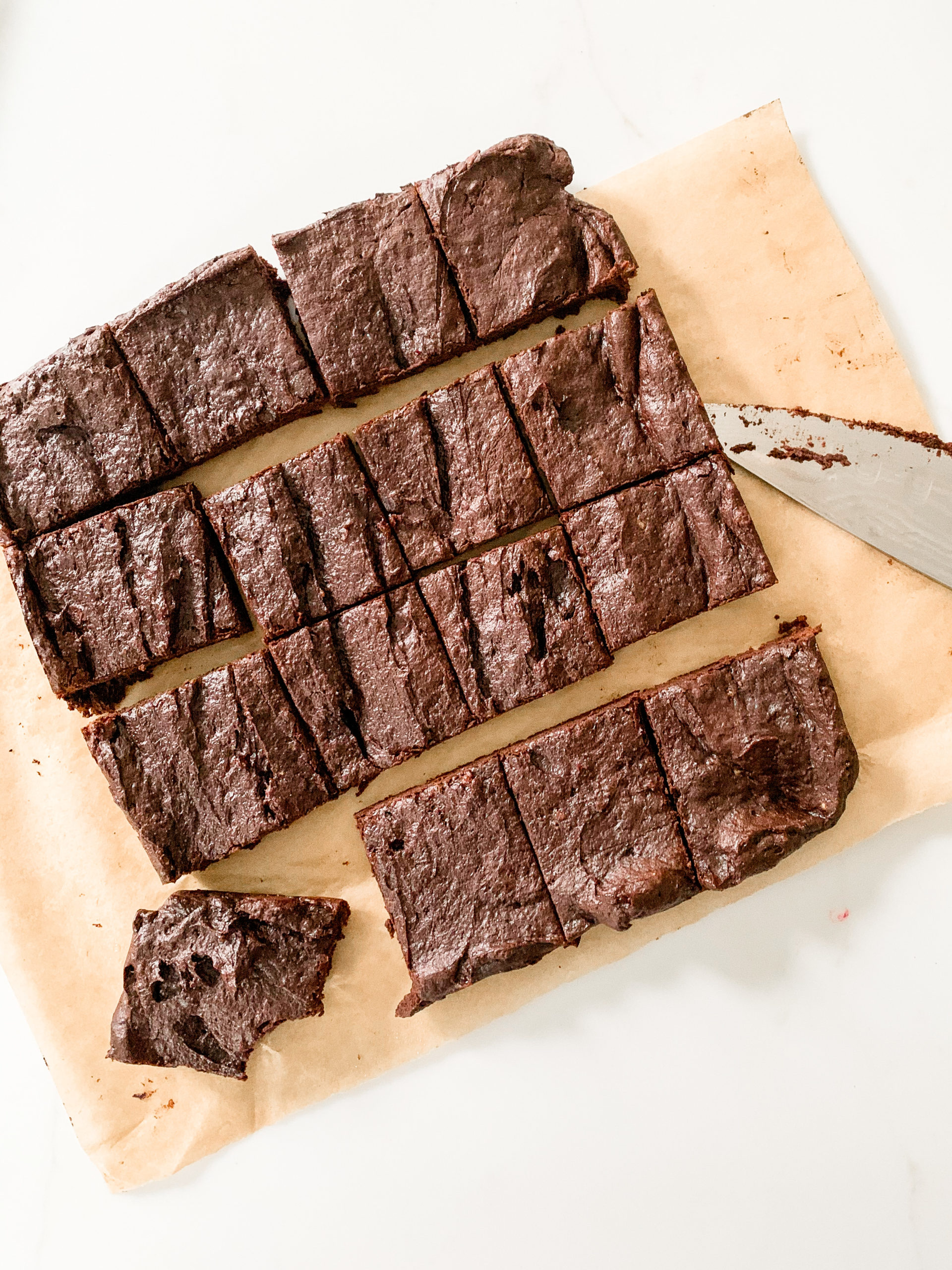 Vegan Banana Date Brownies - Photo