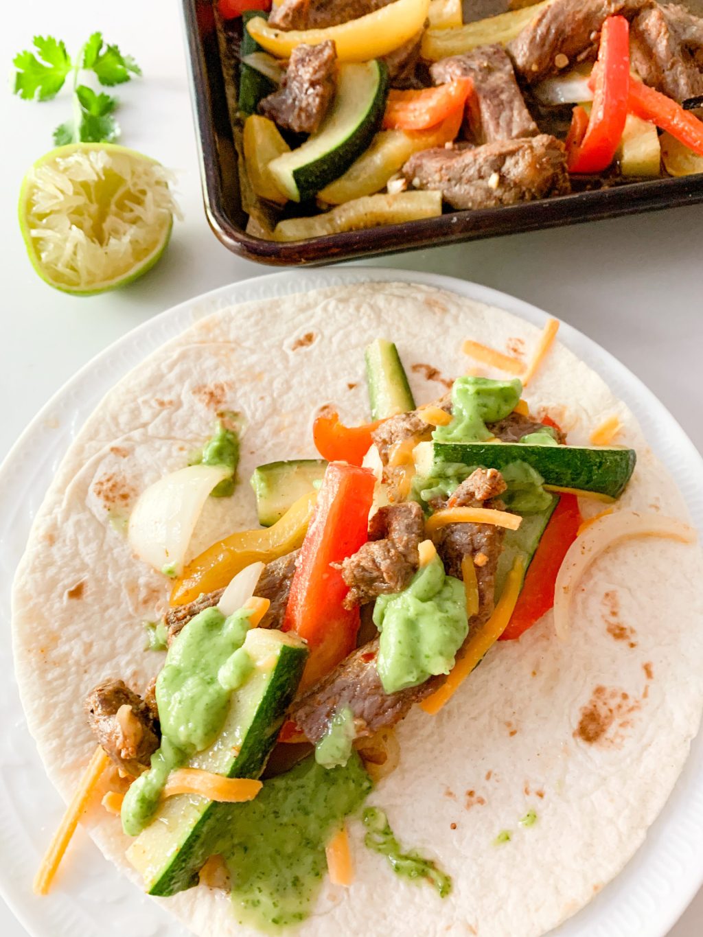 Easy Sheet Pan Steak Fajitas - Photo