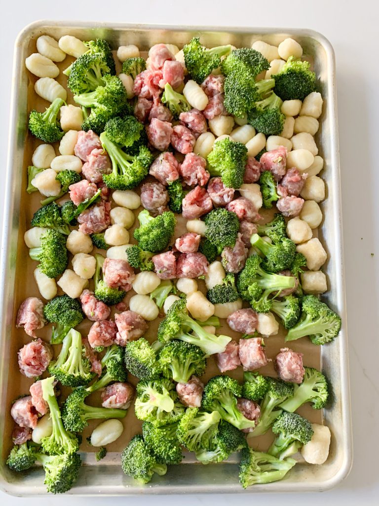 Sheet Pan Gnocchi with Sausage & Broccoli - Photo