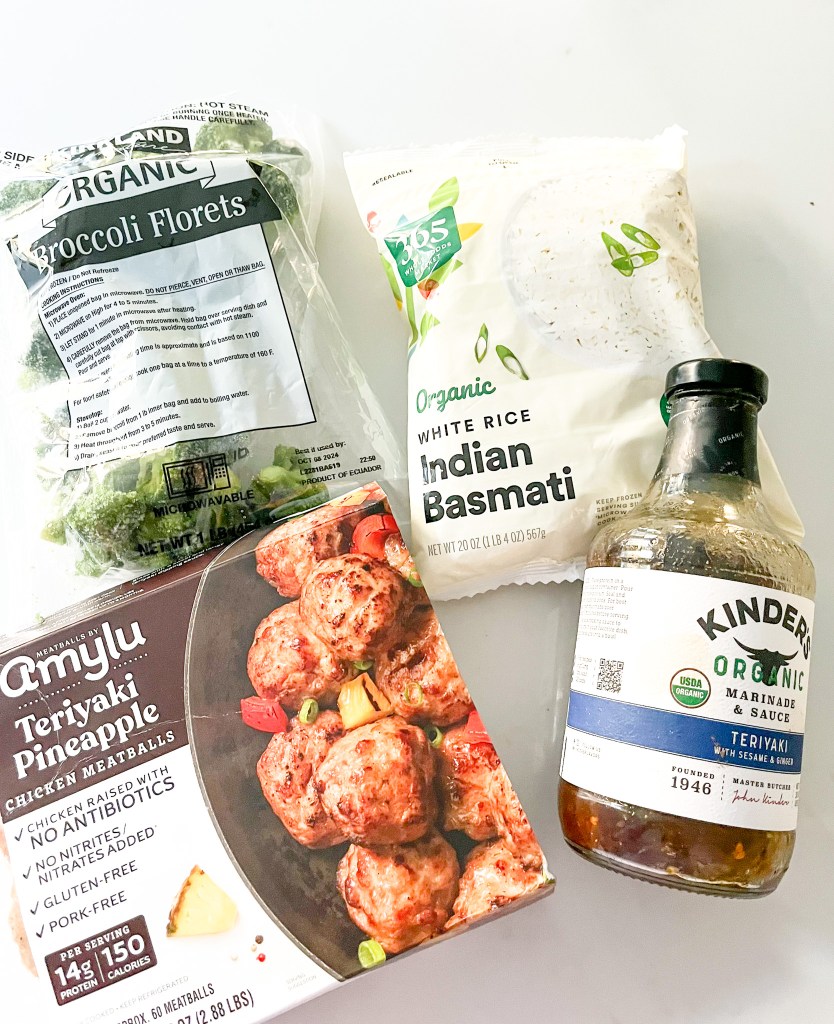 Amy Lu Teriyaki Meatball Meal Idea - Photo