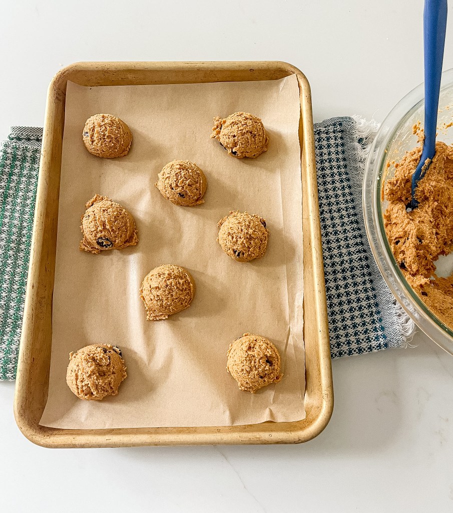 Healthy Pumpkin Oat Chocolate Chip Cookies - Photo